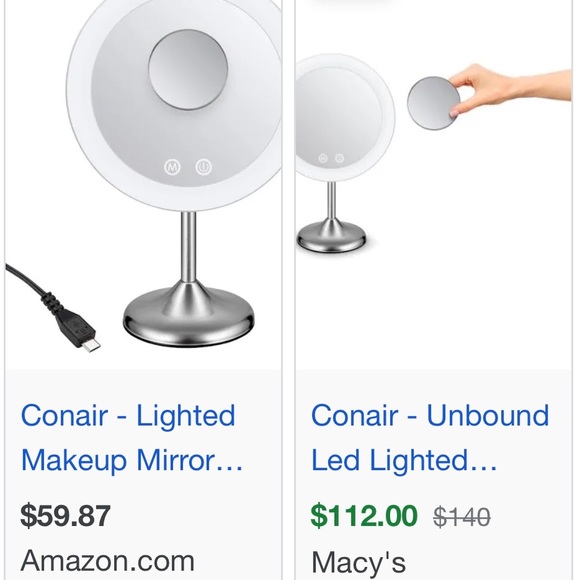 Conair Unbound Cordless LED Lighted Mirror - Picture 8 of 9